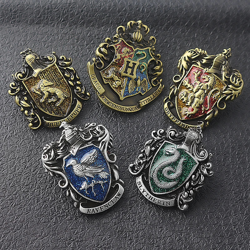 Hogwarts House Crest Brooch